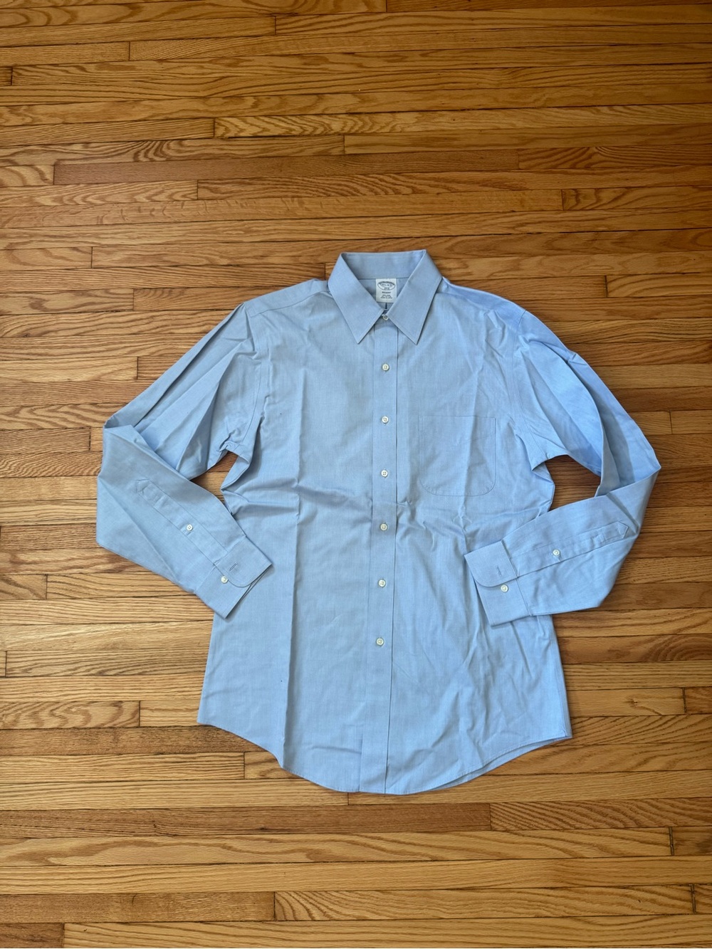 Brooks Brothers Light Blue Dress Shirt - Point Collar